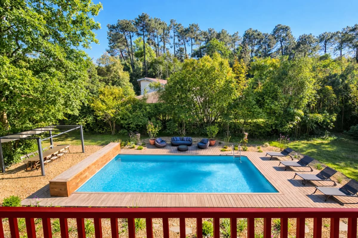 Villa Pignada 4* piscine chauffée-lac-centre-golf-tennis d'Hossegor